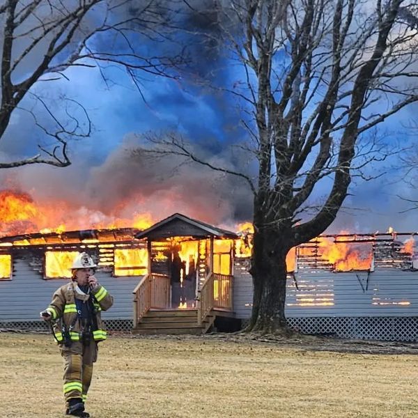 Fire razes three buildings in Kent