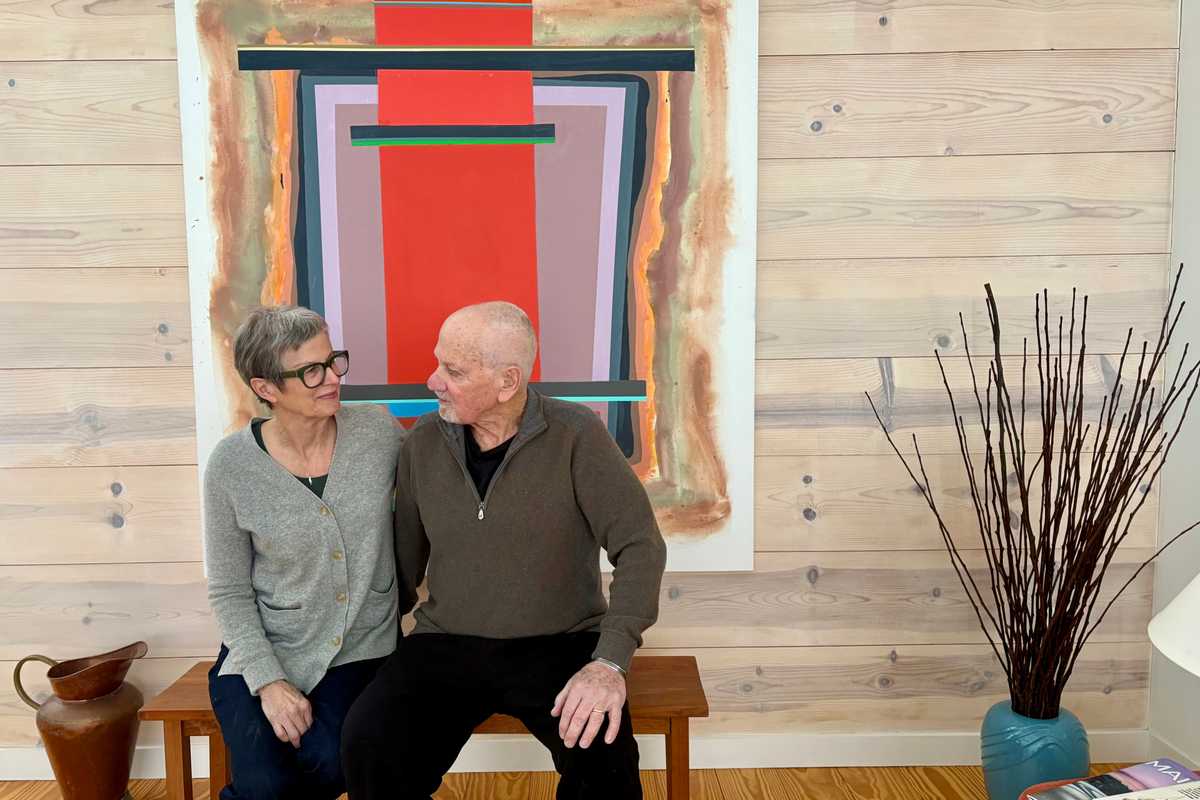 Laurie Fendrich and Peter Plagens:
A shared
life in art
and love
