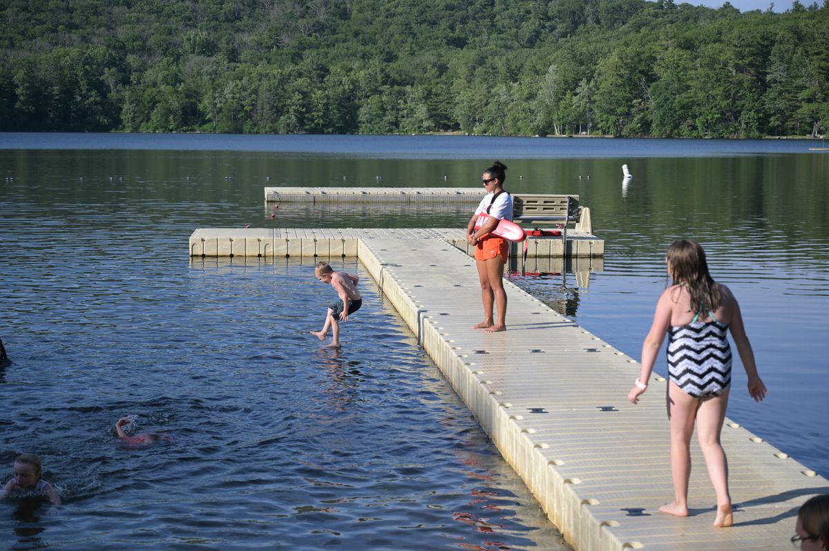Cream Hill Lake is safe to swim