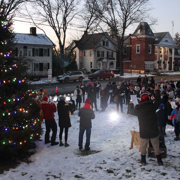 Joy abounds at Sharon tree-lighting