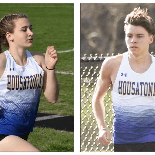 Two track stars set school records