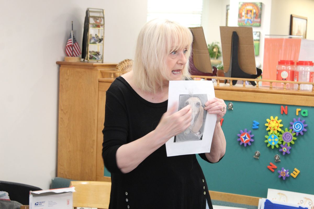 Painting pets at Hunt Library