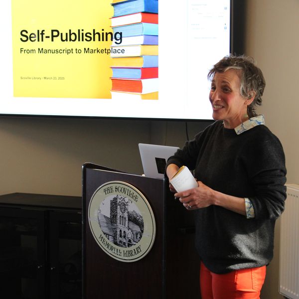 Scoville Library talk yields tips on how to start self-publishing