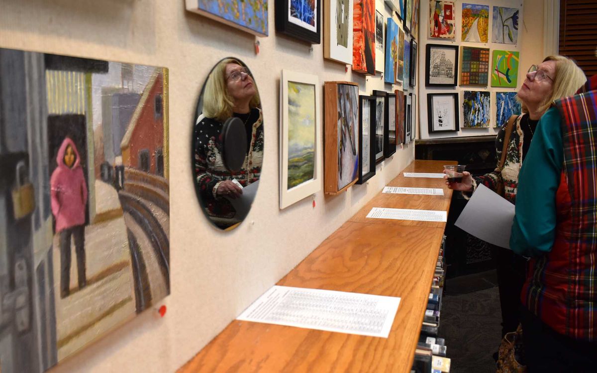 12x12 show draws art aficionados to Hunt Library