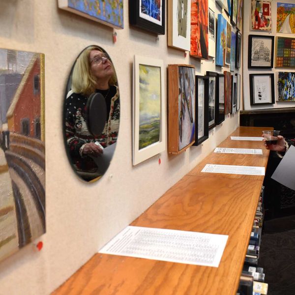 12x12 show draws art aficionados to Hunt Library