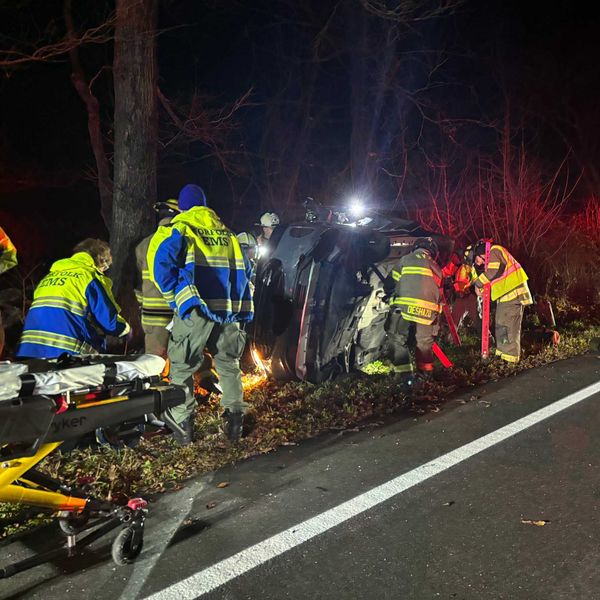 Man, 60, dies in single-car crash on Route 272 in Norfolk