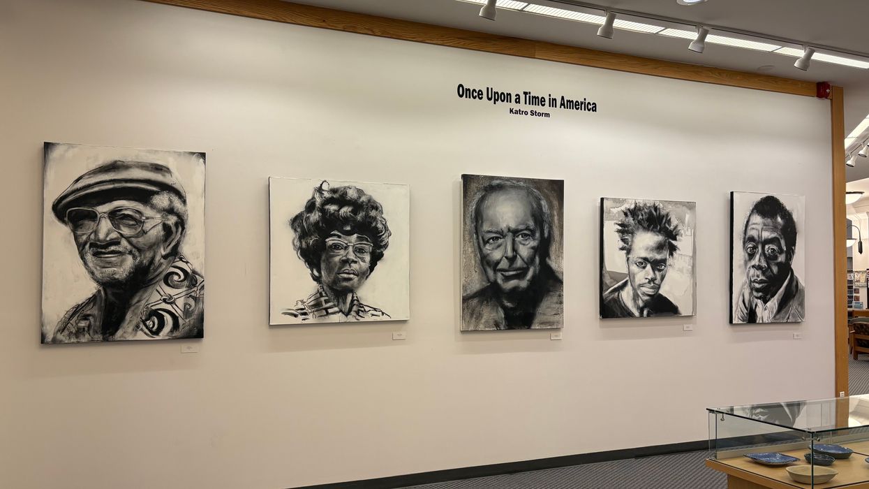 Students curate Katro Storm portraits at HVRHS