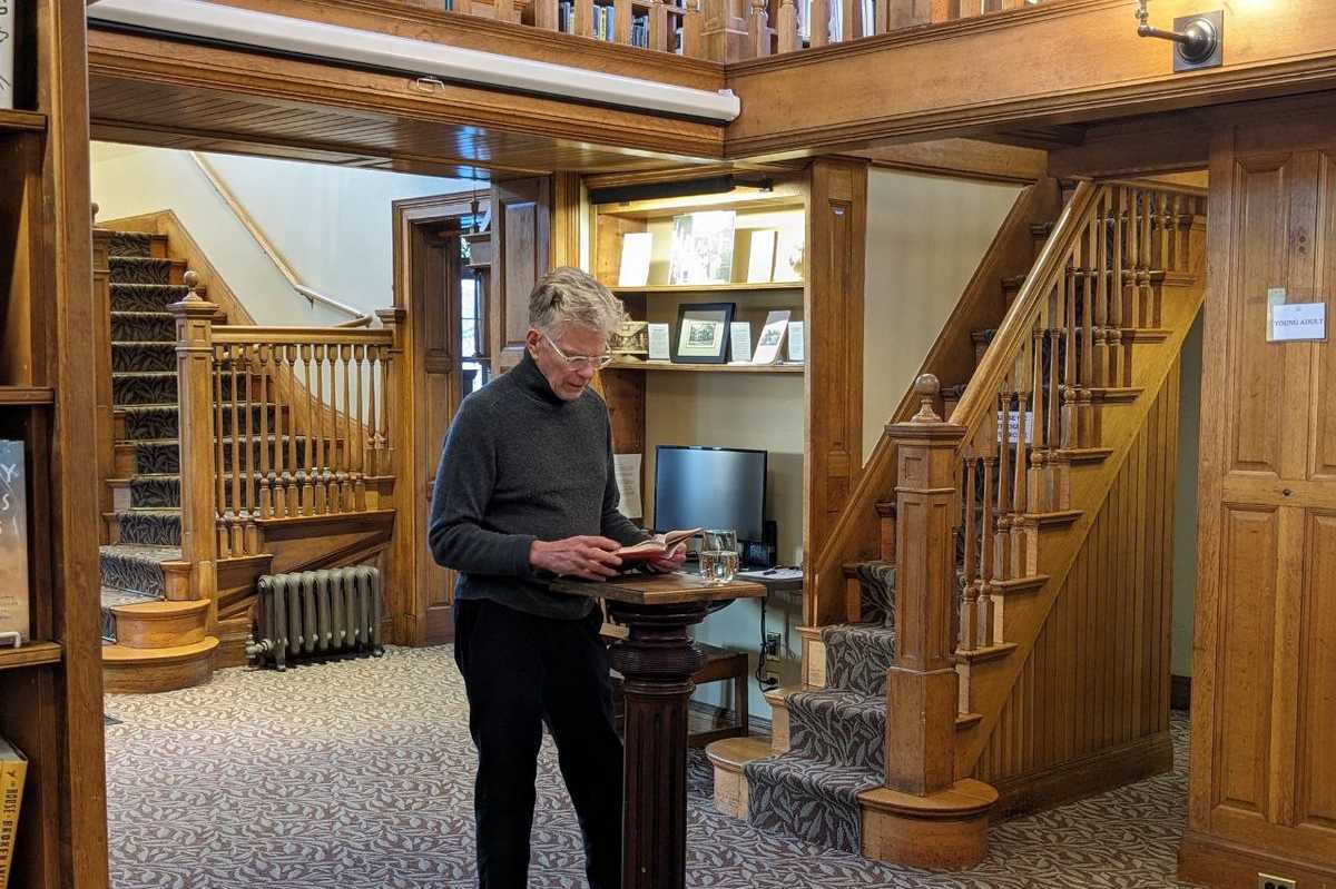 Peter Steiner shares newest book at Hotchkiss Library