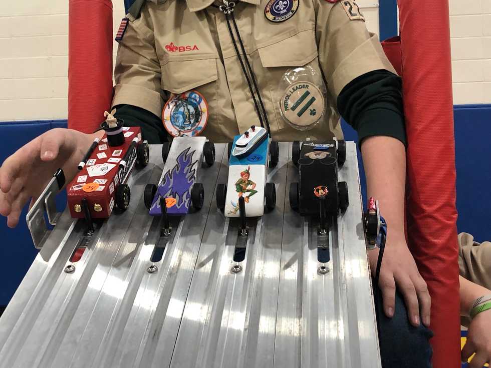 Competing at Pinewood Derby