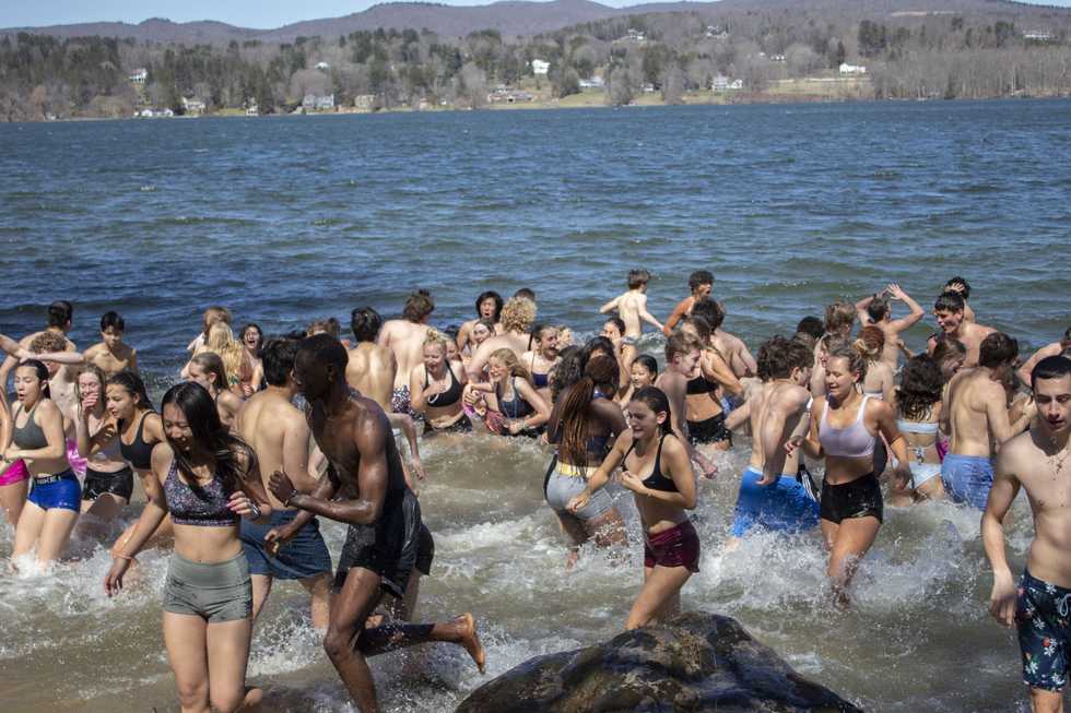 Bringing in Spring with a dip in Lake Wononscopomuc