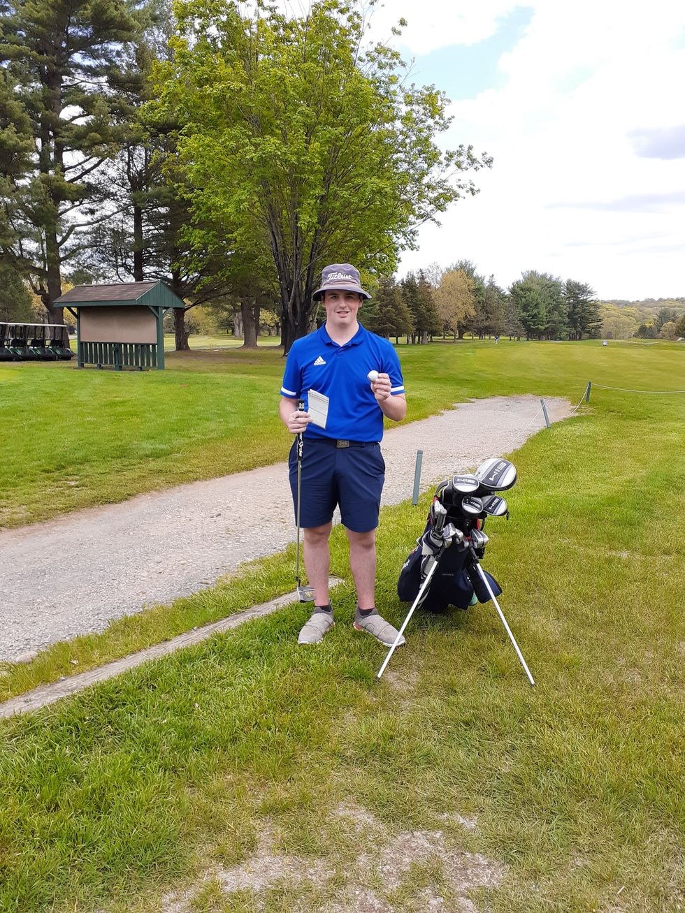 Record breaker for young golfer