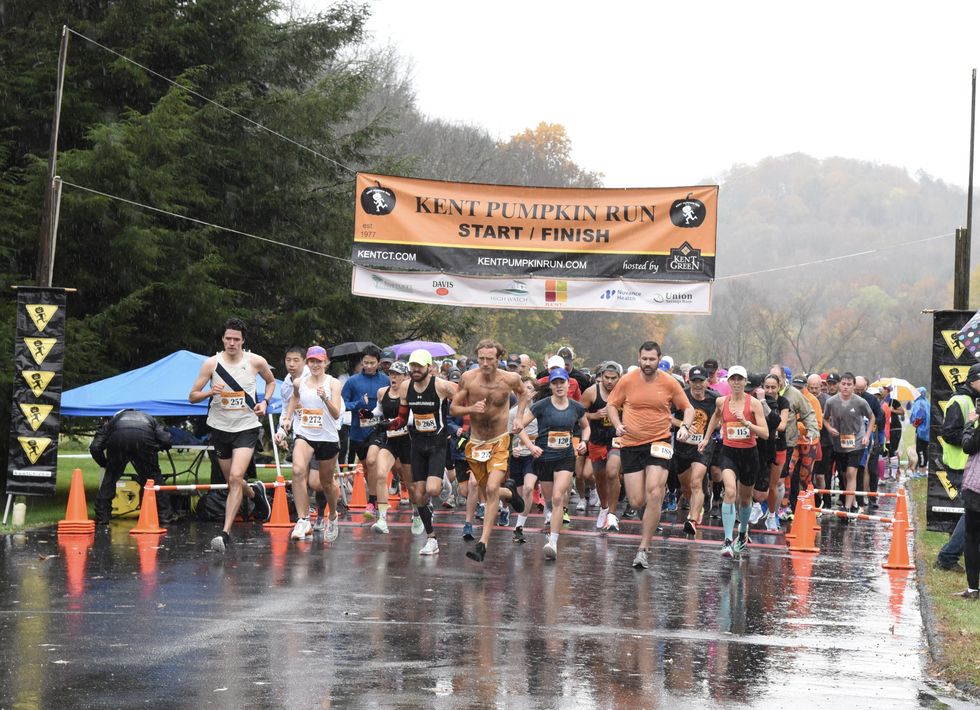 Wet and wild weather for Kent’s Pumpkin Run