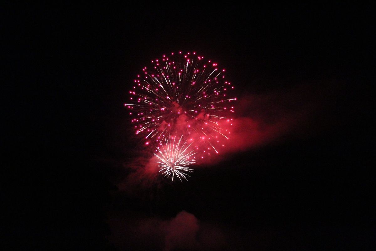 Firework show illuminates Lime Rock