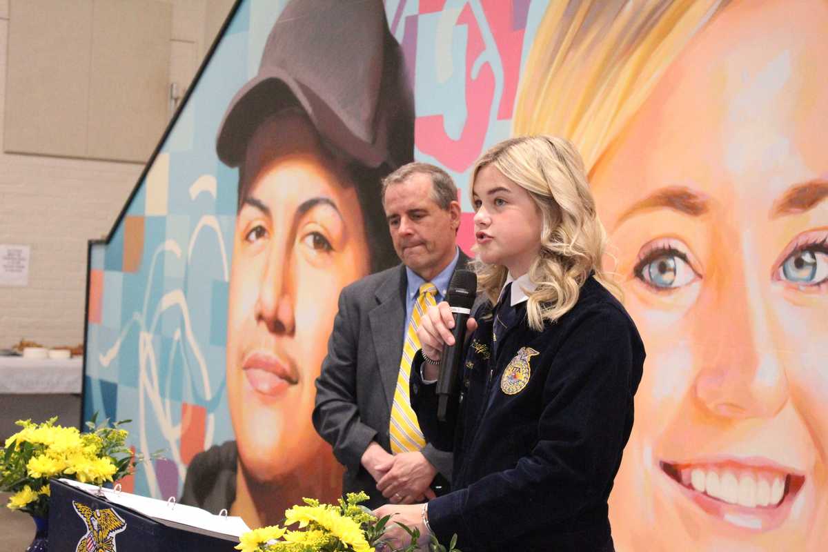 Students and adults earn FFA honors during annual banquet