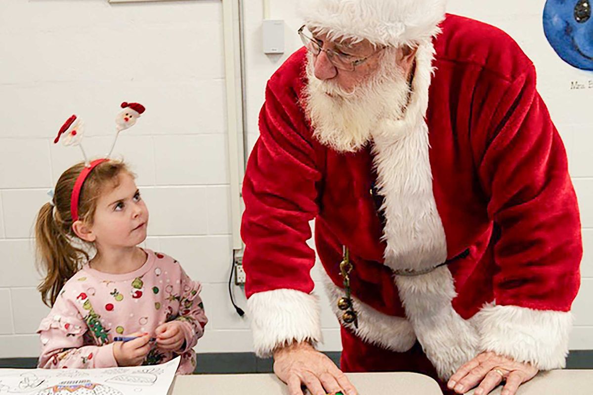 Cub Scouts hold flapjack feast with Santa in North Canaan