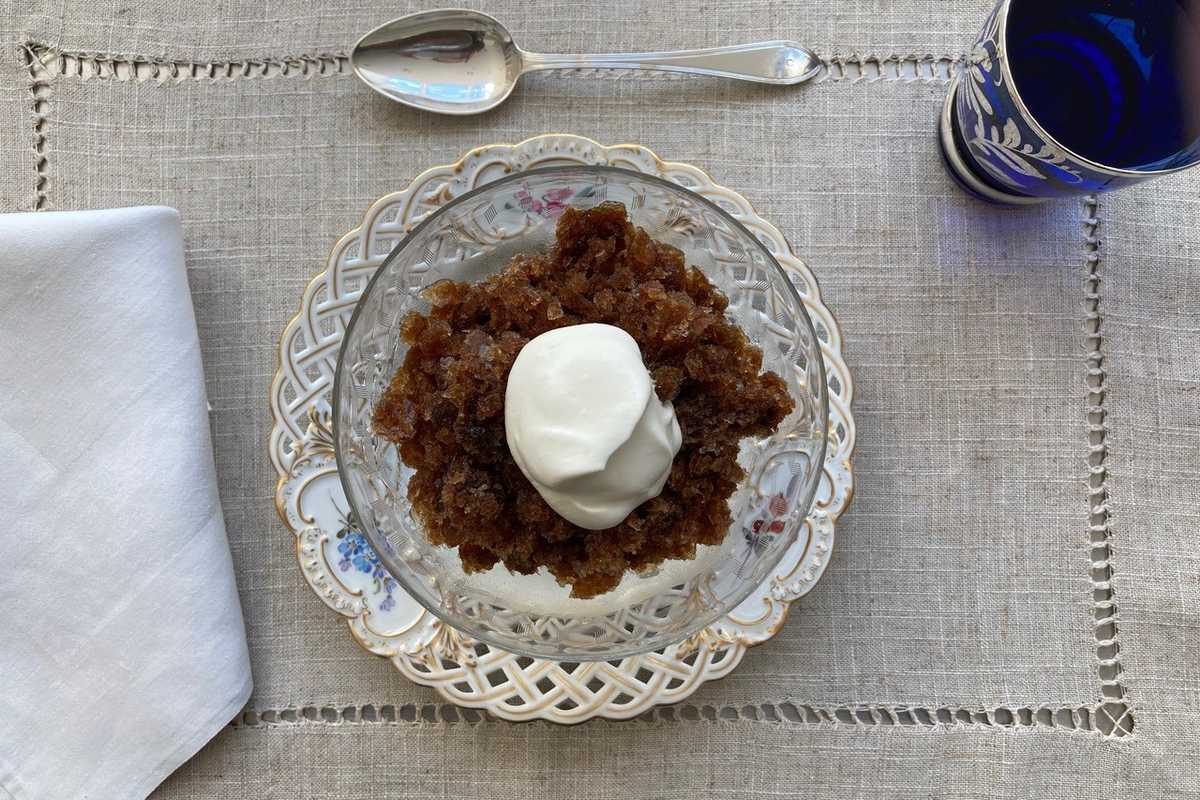 Cool coffee granitas