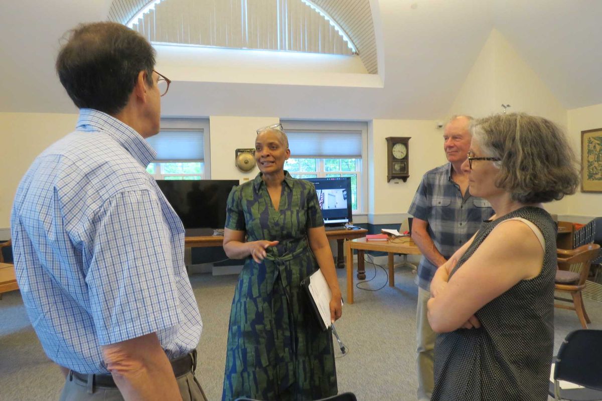 Secretary of State campaigns on election security message in Salisbury