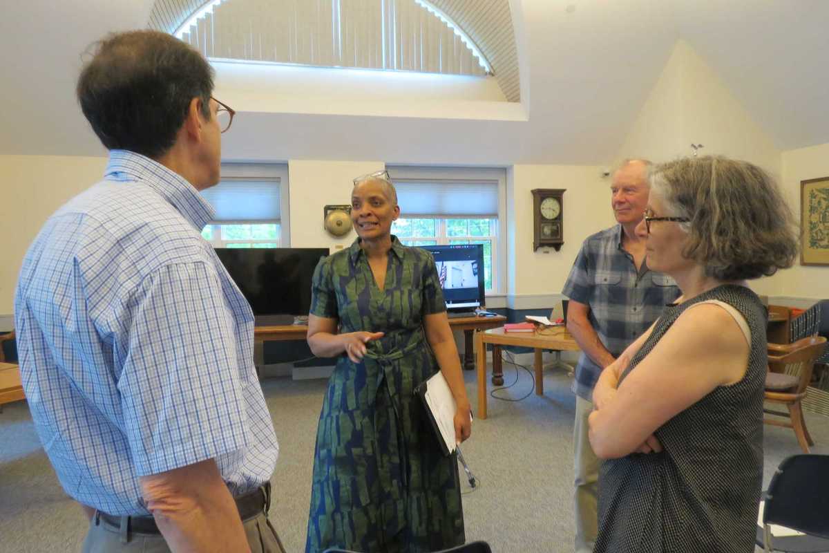 Secretary of State campaigns on election security message in Salisbury