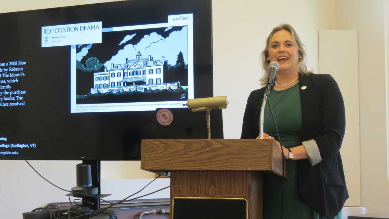 At Sharon Historical Society talk, Edith Wharton’s library comes to life