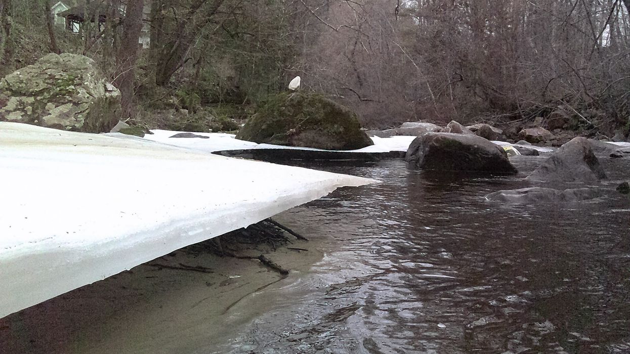 Stir-crazy angler takes first trip of new year