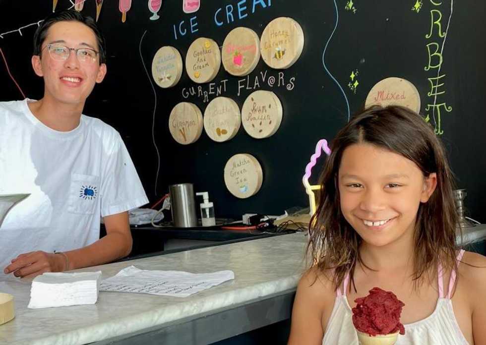 New ice cream shop — antidote to the summer’s heat