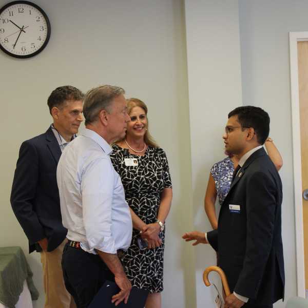 Lamont visits Torrington health center to discuss rural care