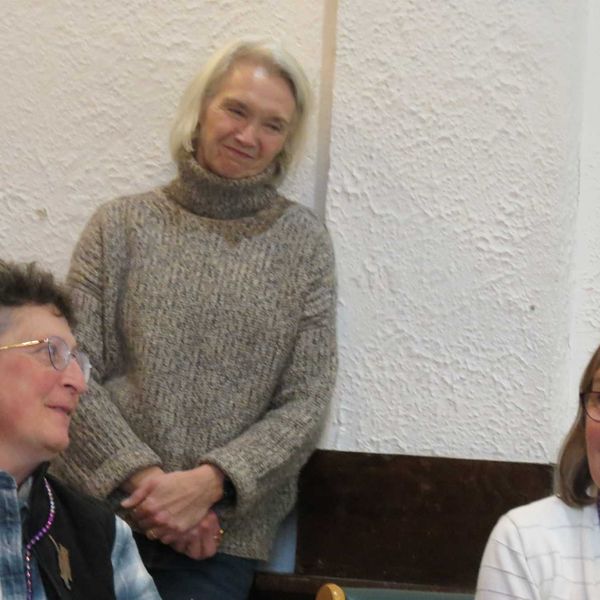 Town Hall throws retirement party for Bouteiller, Dinneen