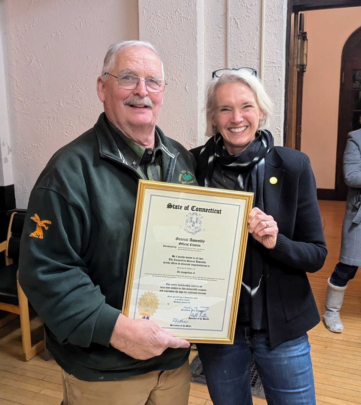 State commends Hedden for 47 years of service