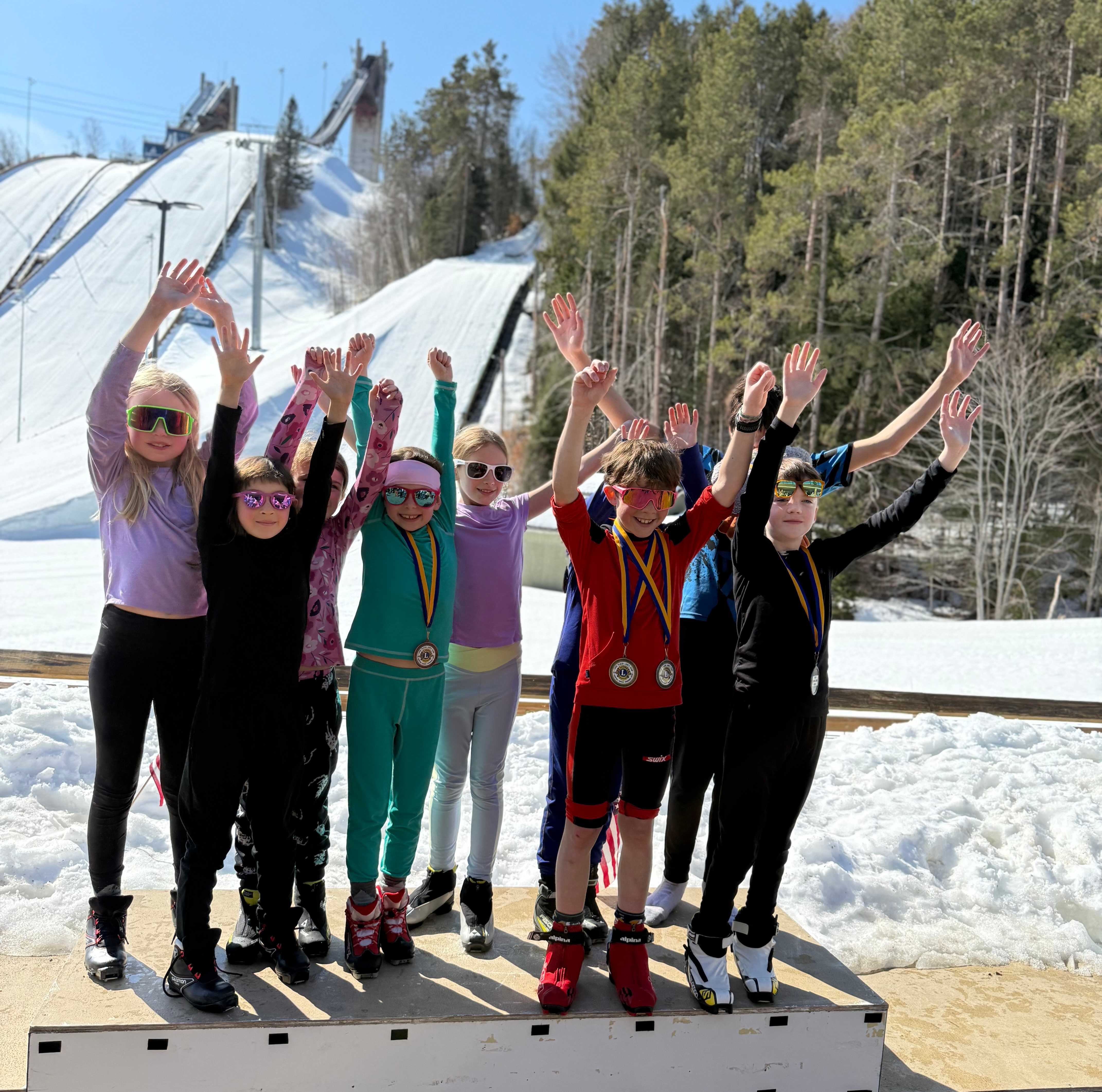 Salisbury ski jumping team competes in Lake Placid