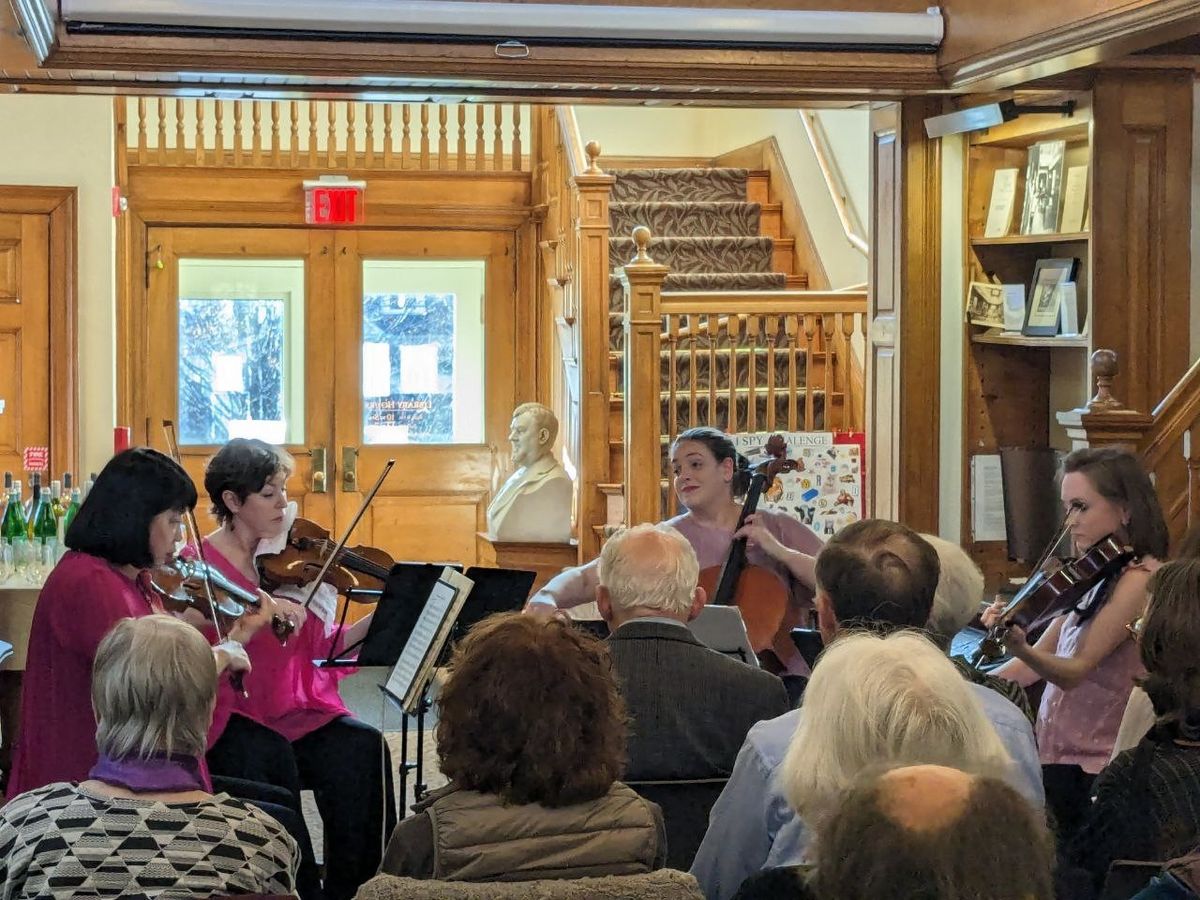 Classical quartet plays Hotchkiss Library