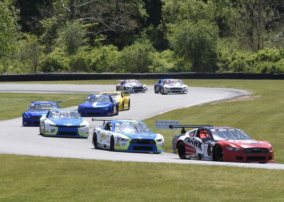Mustangs vs. Camaros at Lime Rock Park