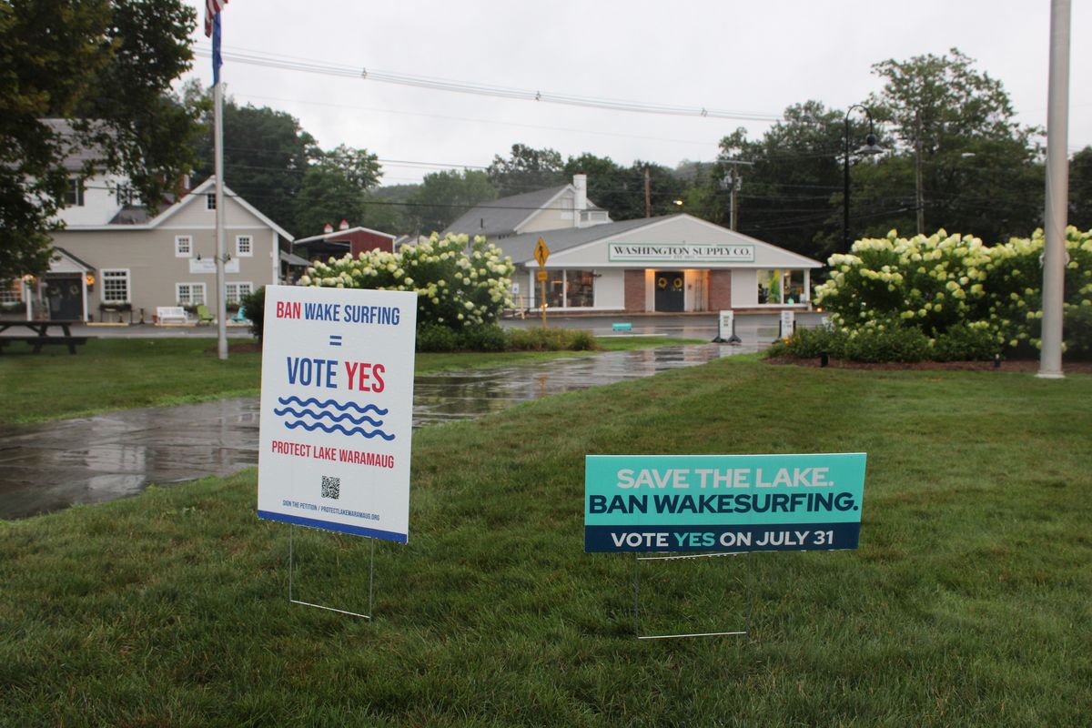 Voters approve wakesurfing ban