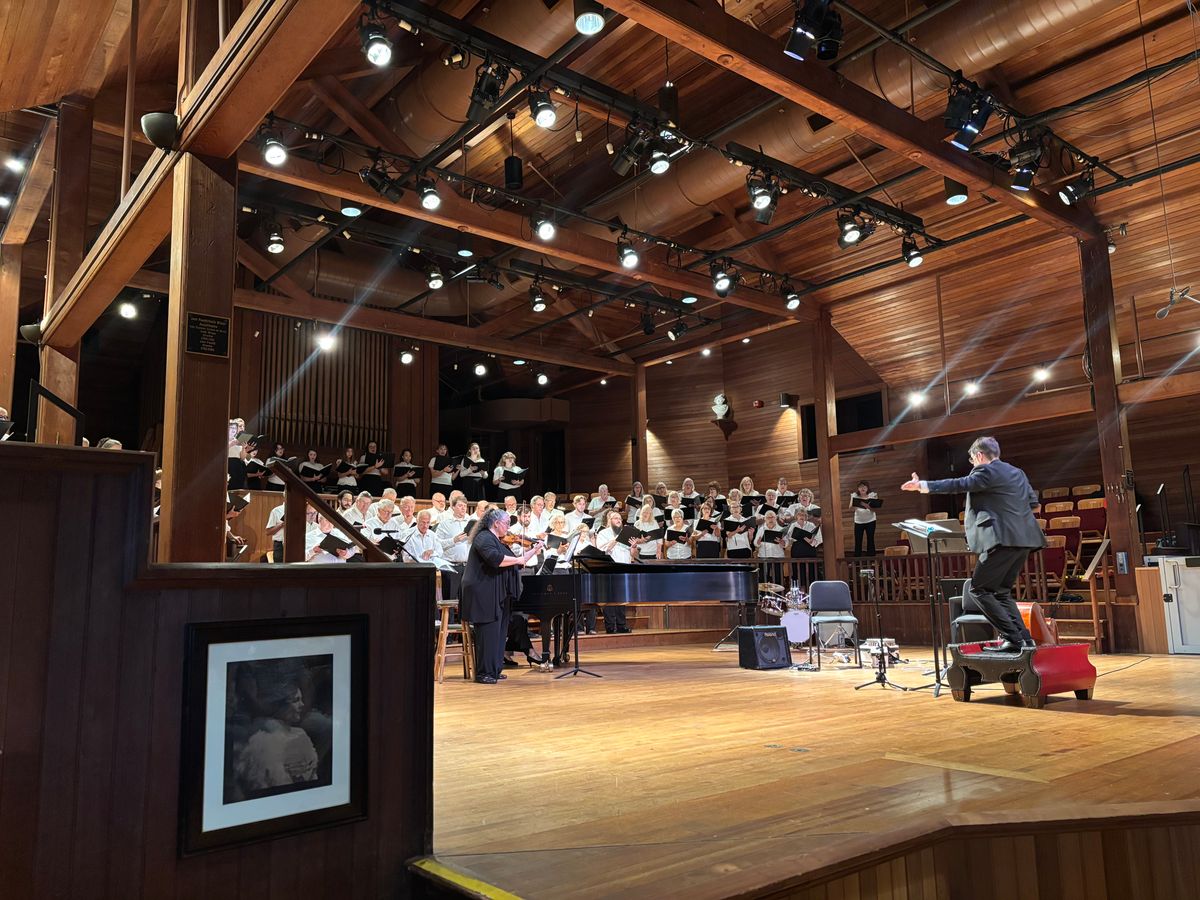 Annual choral performance probes the nation’s identity with bluegrass and a call for tolerance