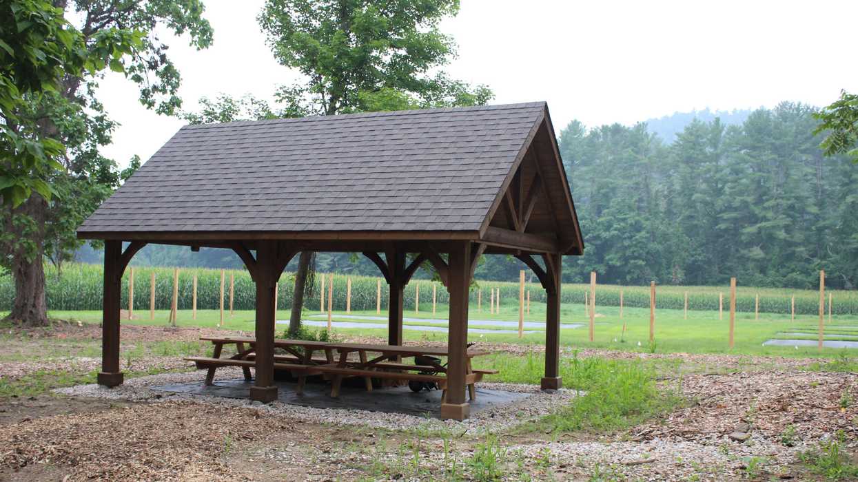 Outdoor classroom pavilion added to HVRHS Land Lab