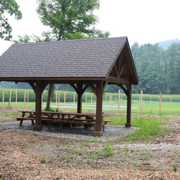 Outdoor classroom pavilion added to HVRHS Land Lab