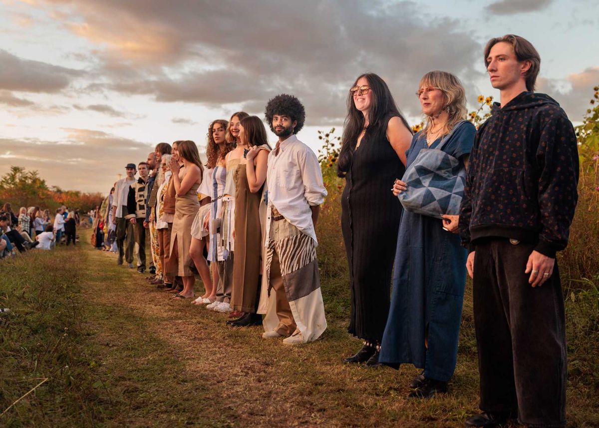 Slow fashion takes the runway at Stone Ridge Orchard