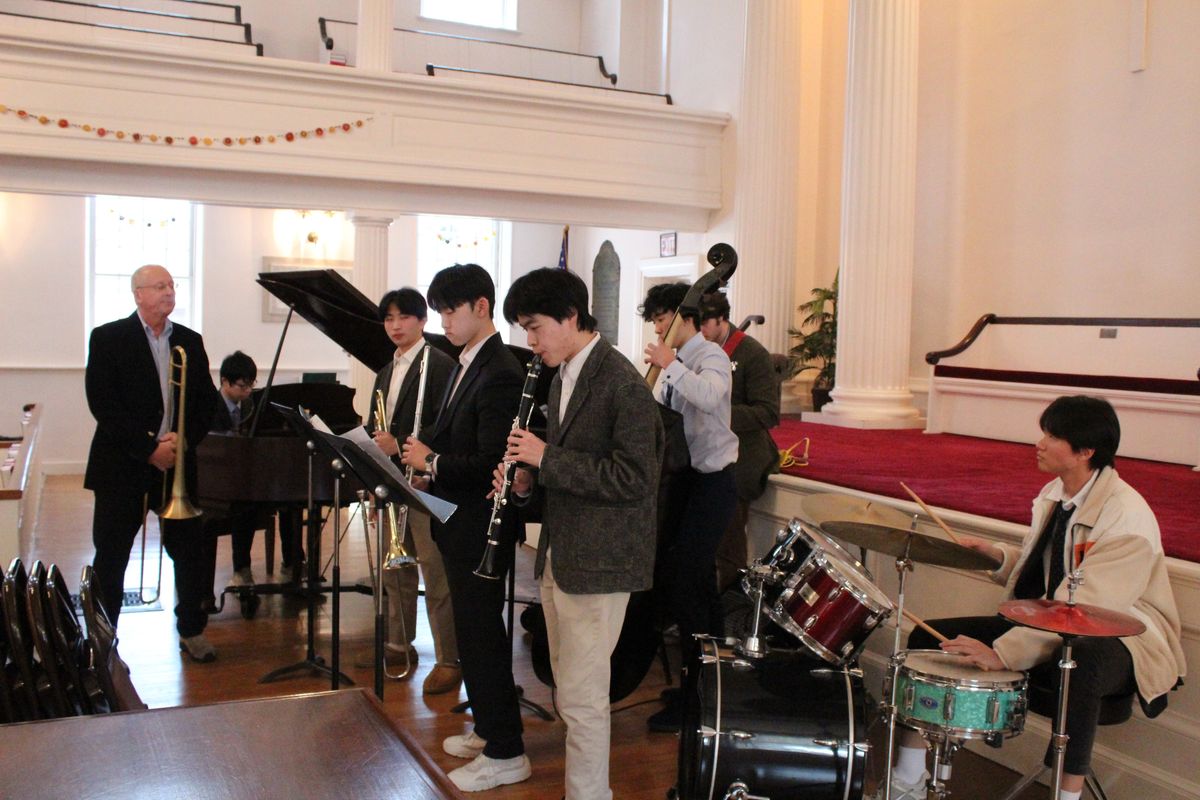 Student musicians perform