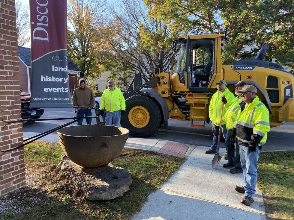 Iron industry relic finds new home on Main Street