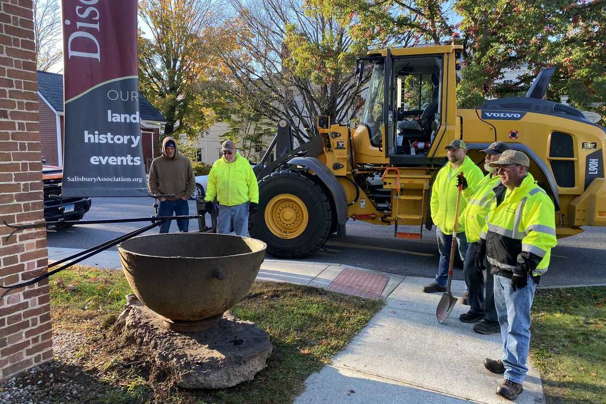 Iron industry relic finds new home on Main Street