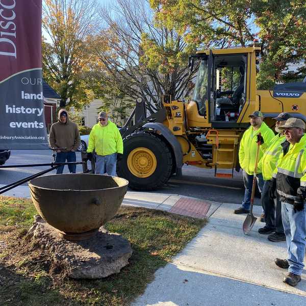 Iron industry relic finds new home on Main Street