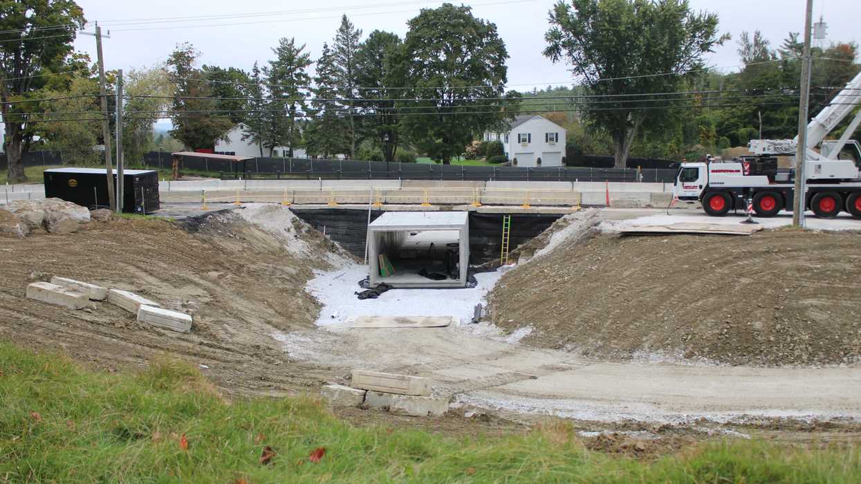 Salisbury School tunnel under Route 44 nears completion