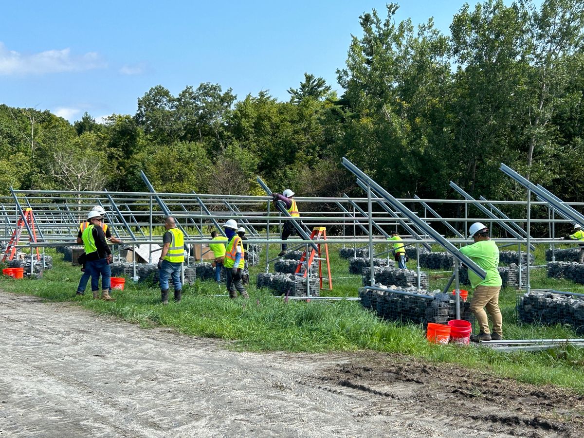 Norfolk installs 13-acre solar array at landfill