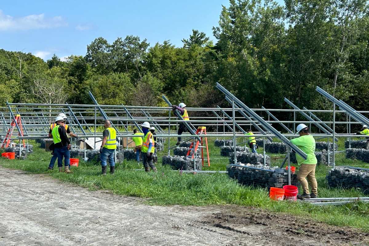 Norfolk installs 13-acre solar array at landfill