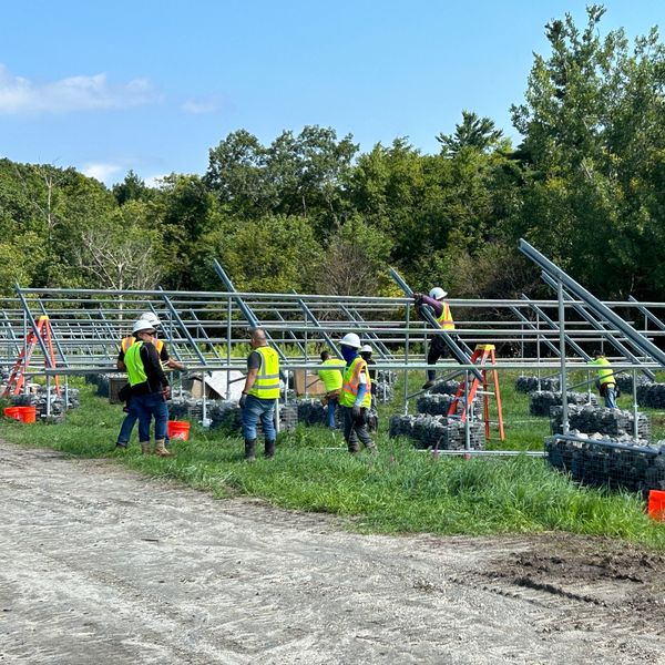 Norfolk installs 13-acre solar array at landfill