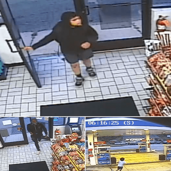 Three suspects in car theft caught on surveillance at local gas station