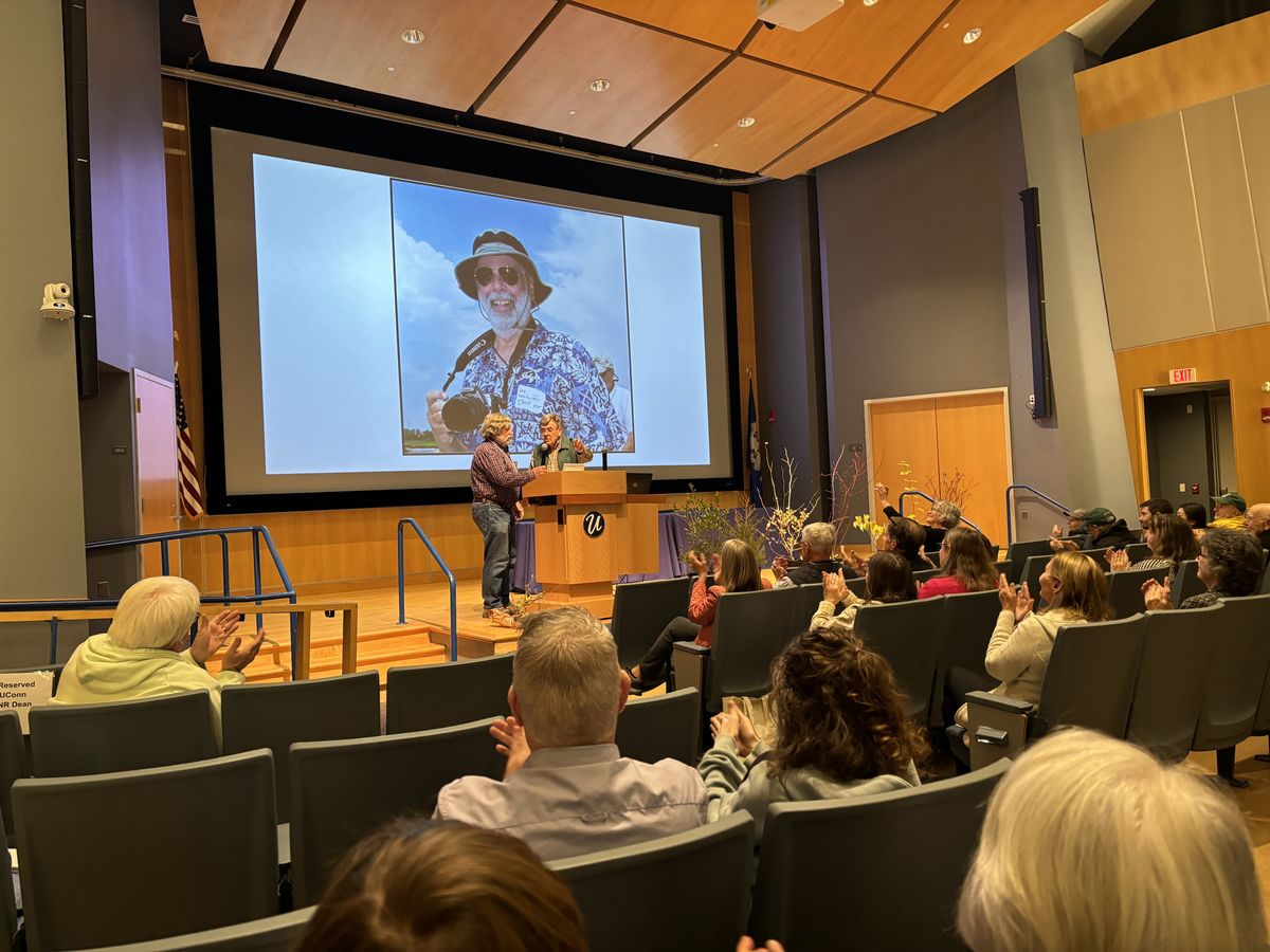 Tom Zetterstrom receives award for work managing invasive plant species