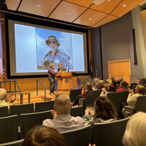 Tom Zetterstrom receives award for work managing invasive plant species