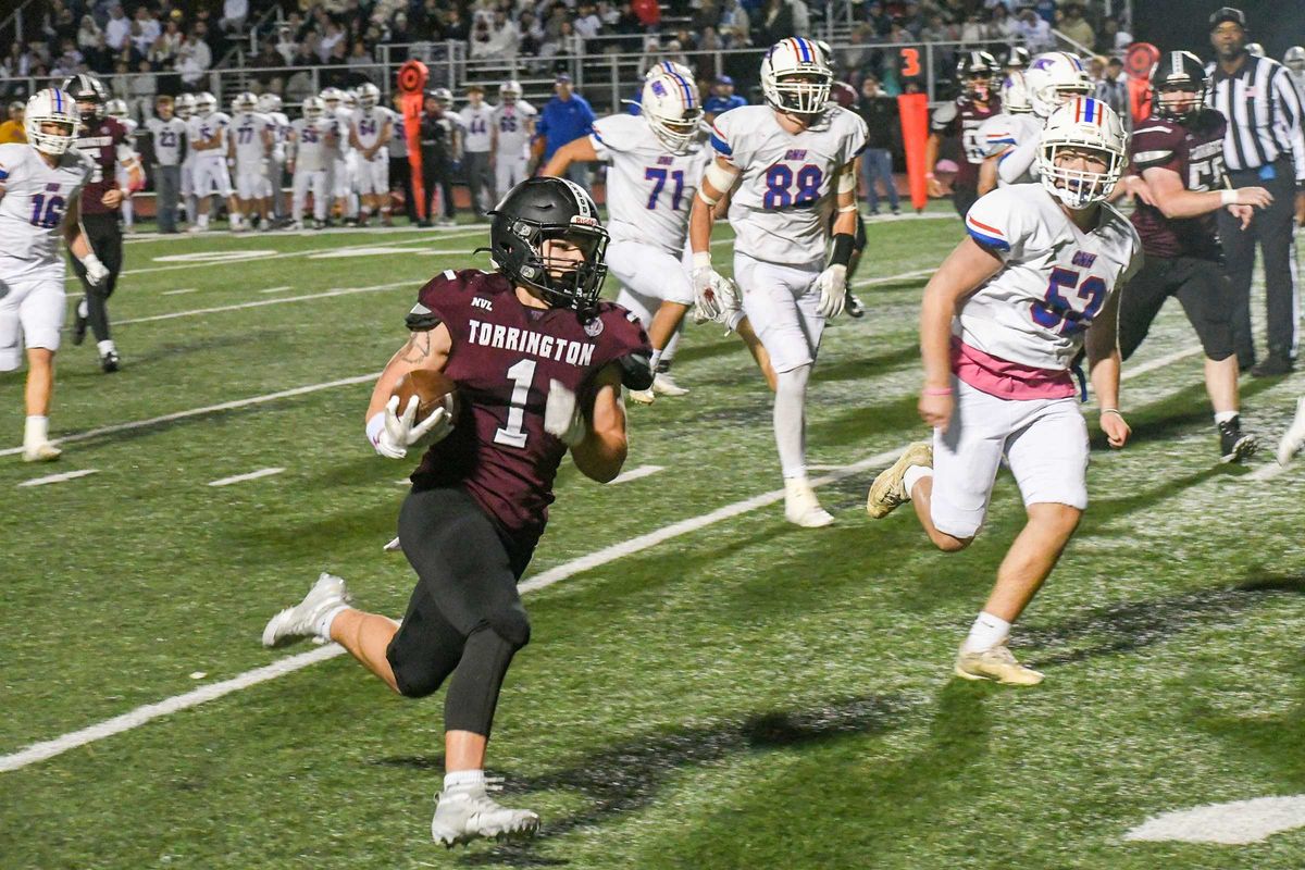 Torrington football defeats GNH 55-21