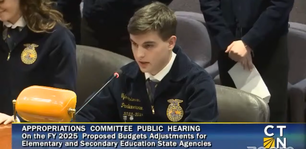 Housatonic FFA testifies at state budget hearing