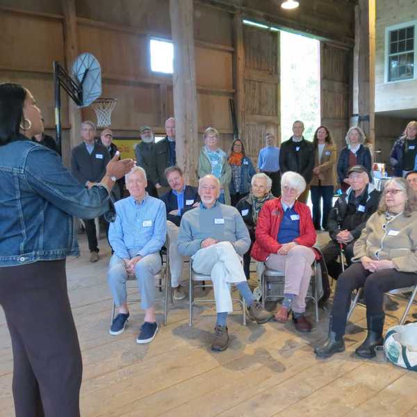 U.S Rep. Jahana Hayes campaigns in Cornwall, warns democracy is at stake
